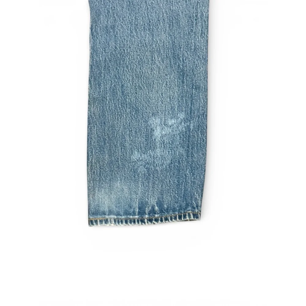 Vintage Y2K Levi’s Men’s 501 Straight Leg Med Wash 38x30 Button Fly Distressed - Picture 8 of 12
